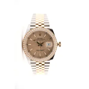 Rolex Oyster Perpetual Datejust 36mm Diamond Bezel