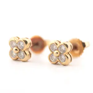 Tiffany & Co. Diamond Flower Earrings