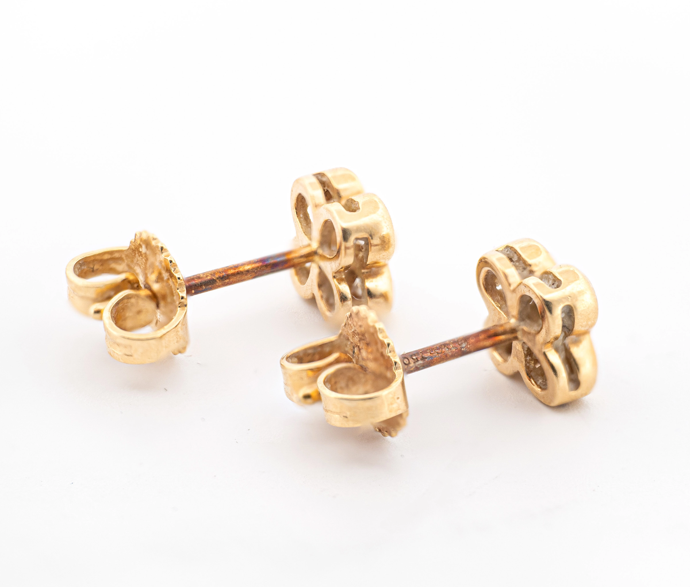 Tiffany & Co. Diamond Flower Earrings - Image 4