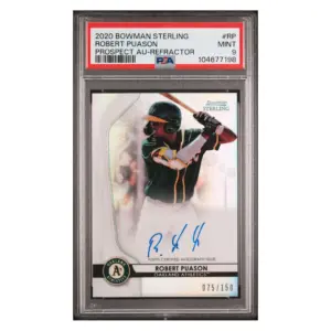 2020 Bowman Sterling Robert Puason Prospect Auto Refractor /150