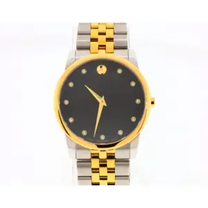 Movado Museum Classic 1/20 cttw Diamond Dial 40mm
