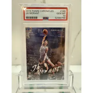 2019 PANINI CHRONICLES JA MORANT RC GRIZZLIES PSA 10 #165