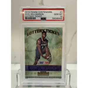 2019 Panini Contenders Zion Williamson Lottery Ticket RC PSA 10
