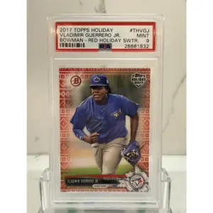 2017 Topps Holiday Vladmir Guerrero JR. Red Holiday Sweater /10