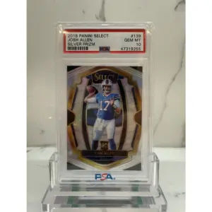 2018 Panini Select Josh Allen Silver Prizm PSA 10