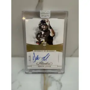 2019 Panini Flawless Drew Lock Auto 1/10