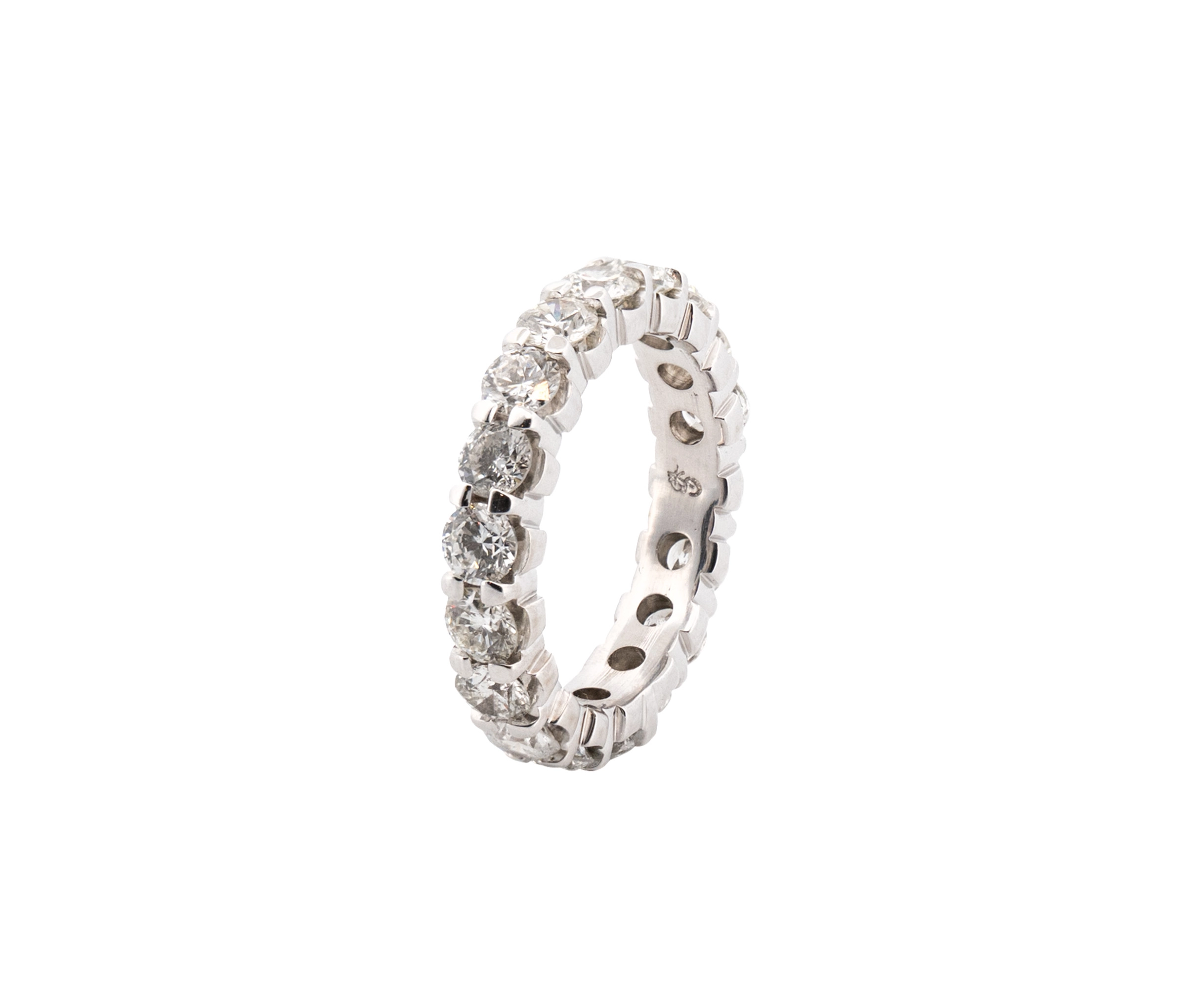 14K Diamond Eternity Ring 2.58cttw. - Image 3