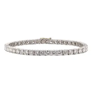 Platinum 7.25cttw. Diamond Tennis Bracelet