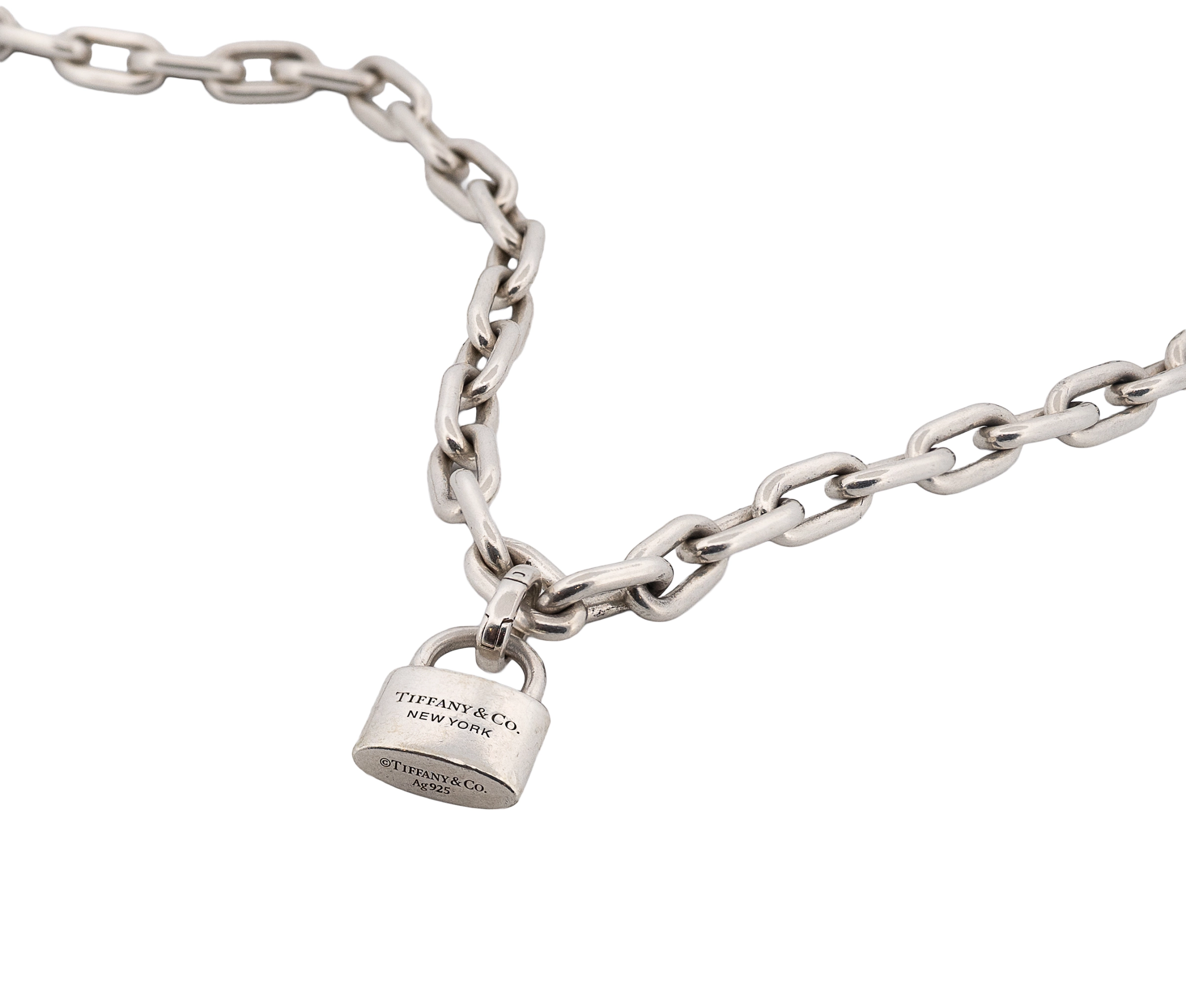 Tiffany and Co Tiffany HardWear Pearl Lock Necklace in Sterling Silver - Image 2