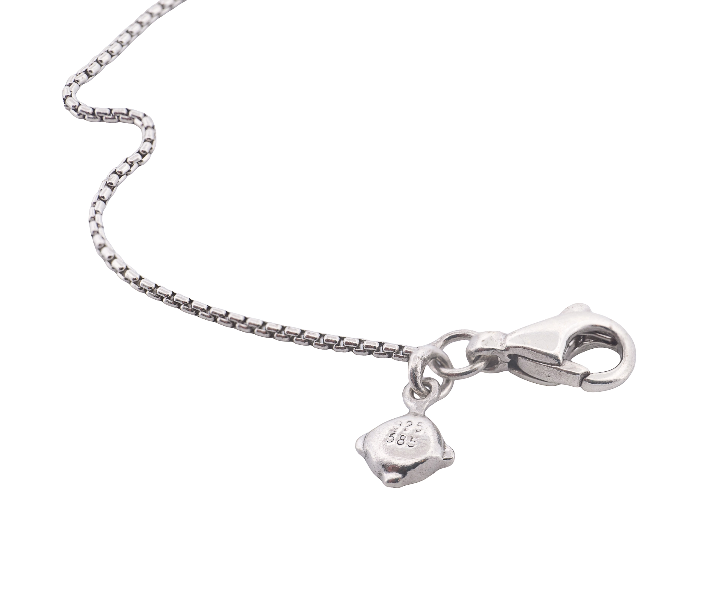 David Yurman Sterling Silver Diamond Necklace - Image 4