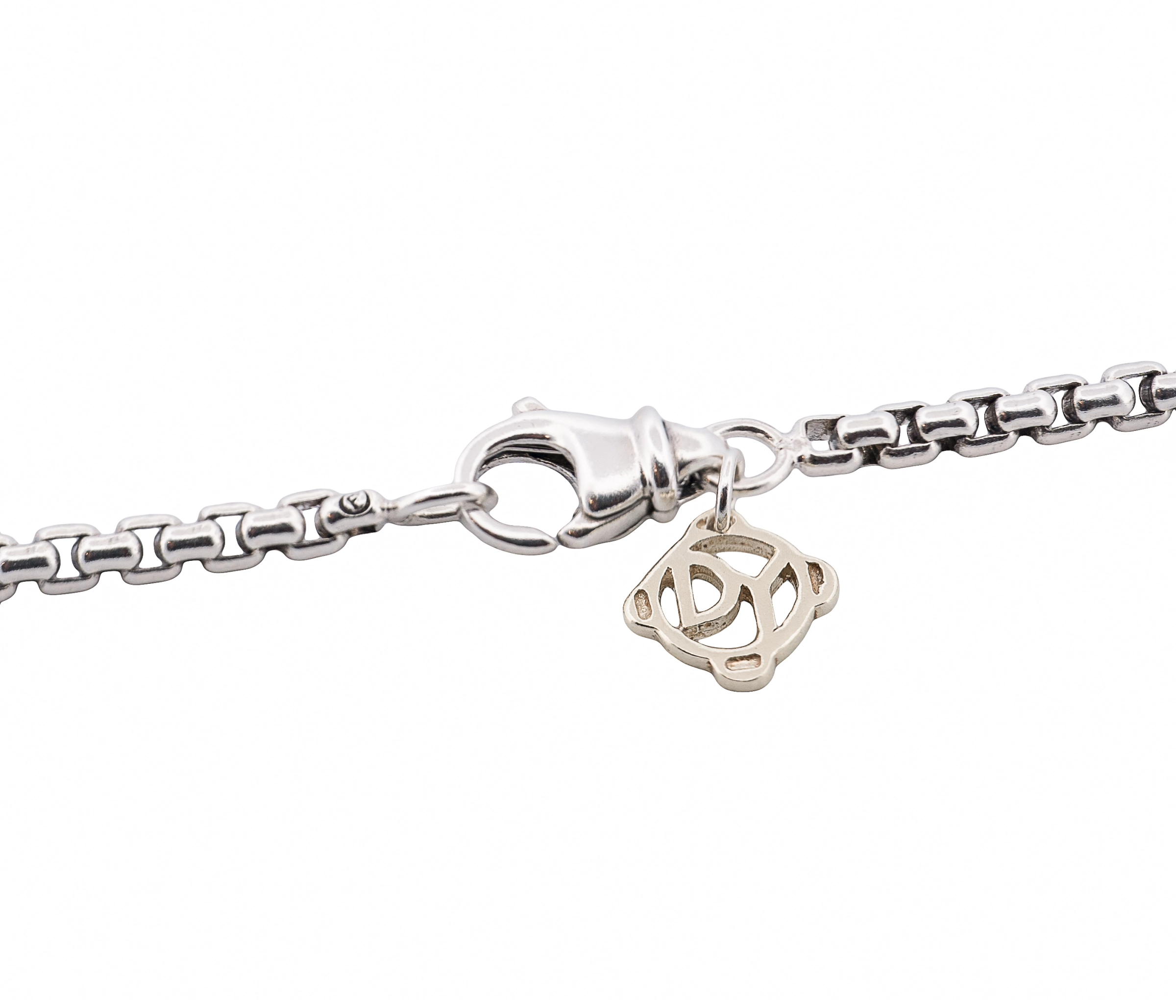 David Yurman Albion Sterling Silver and 14K Yellow Gold Citrine Necklace 7mm - Image 3