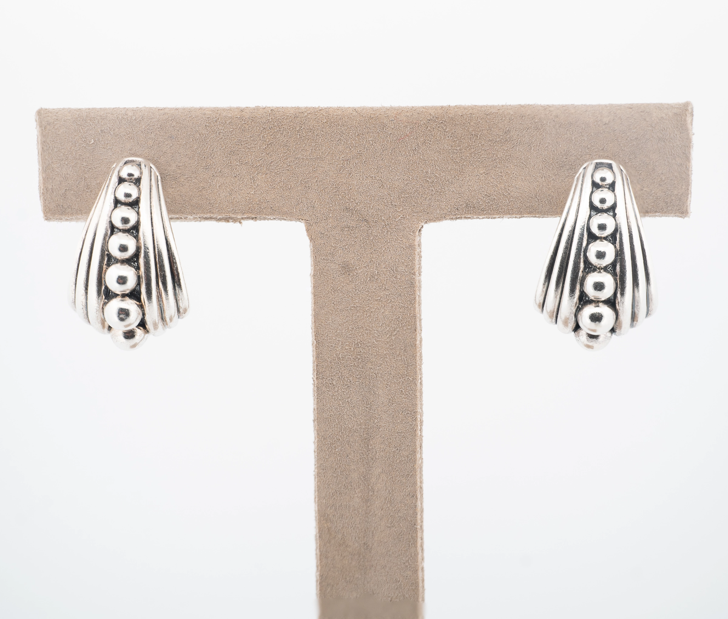 Lagos Caviar Sterling Silver Bead Earrings