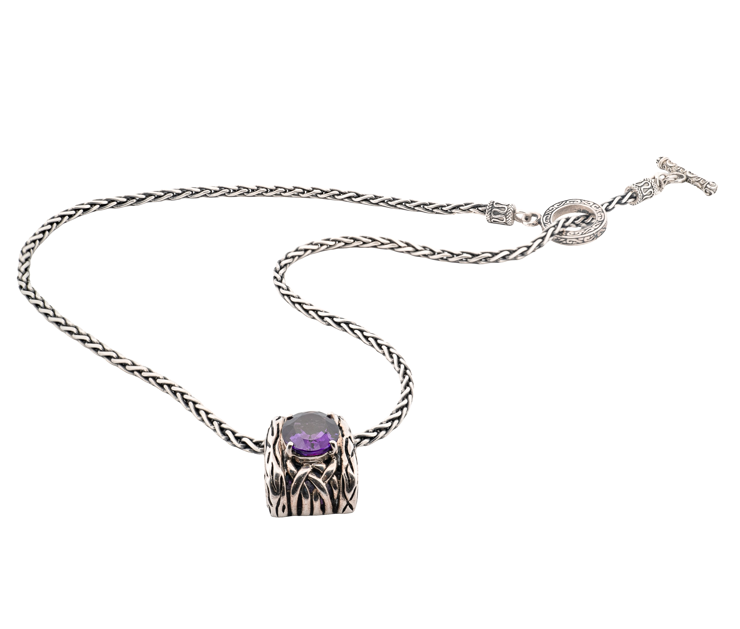 Effy Sterling Silver Amethyst Gemstone Necklace - Image 3