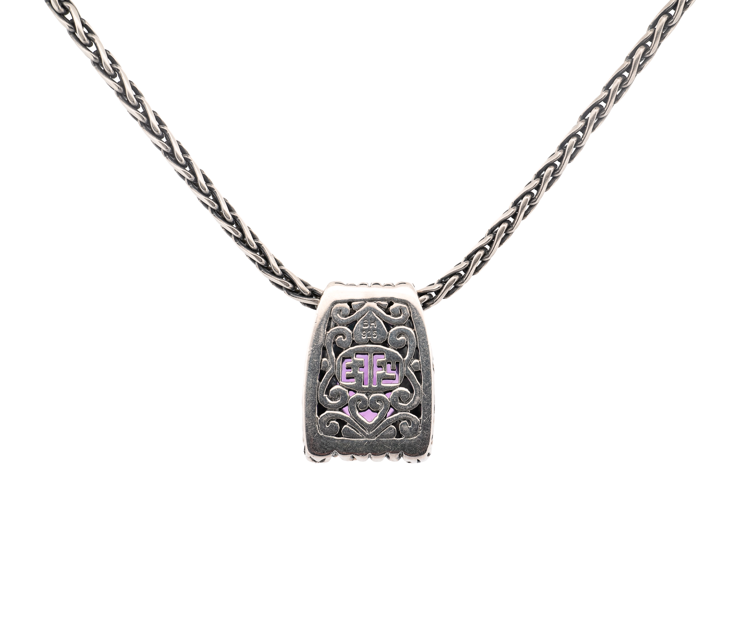 Effy Sterling Silver Amethyst Gemstone Necklace - Image 4