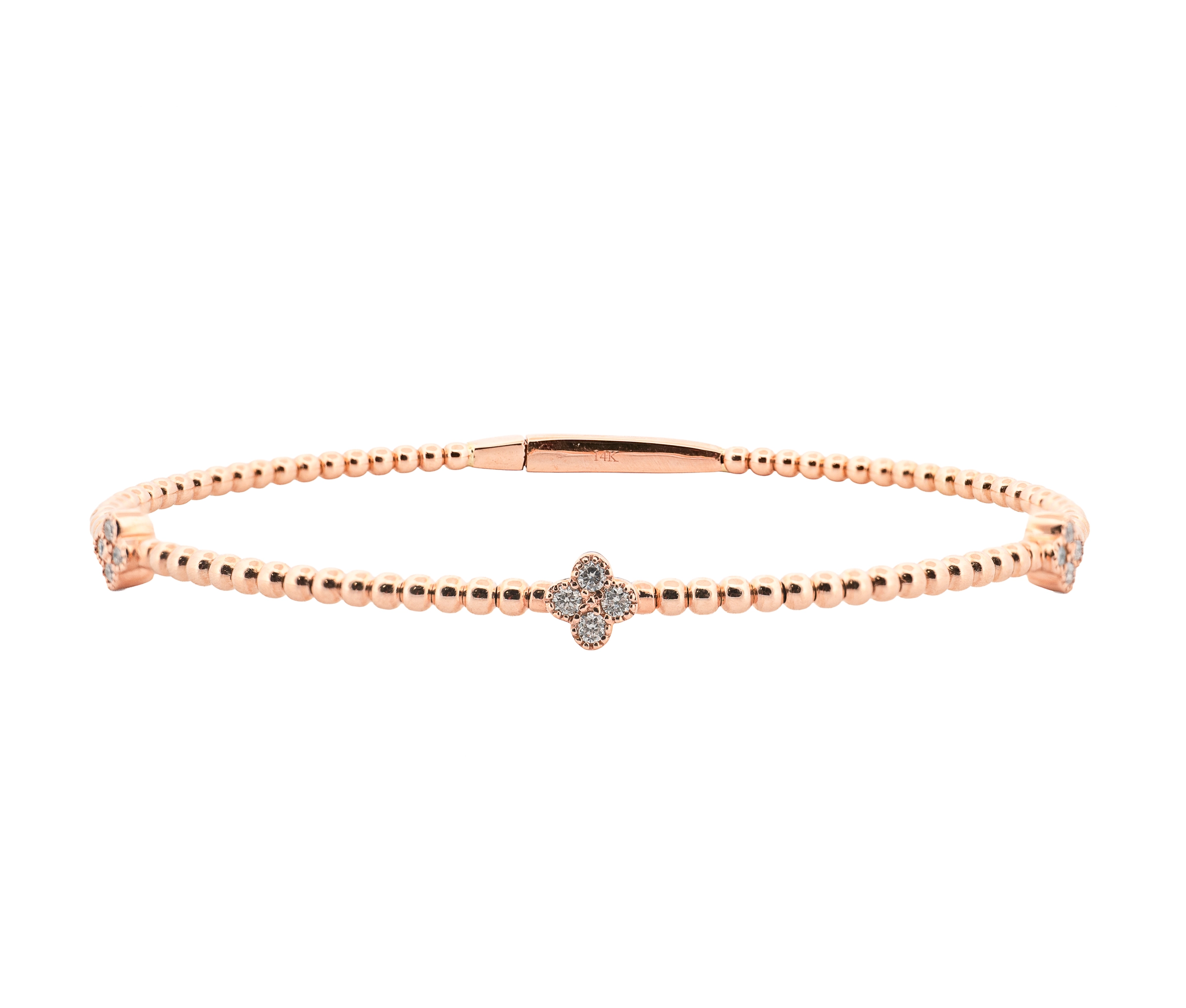 14K Diamond Gold Bracelets - Image 2