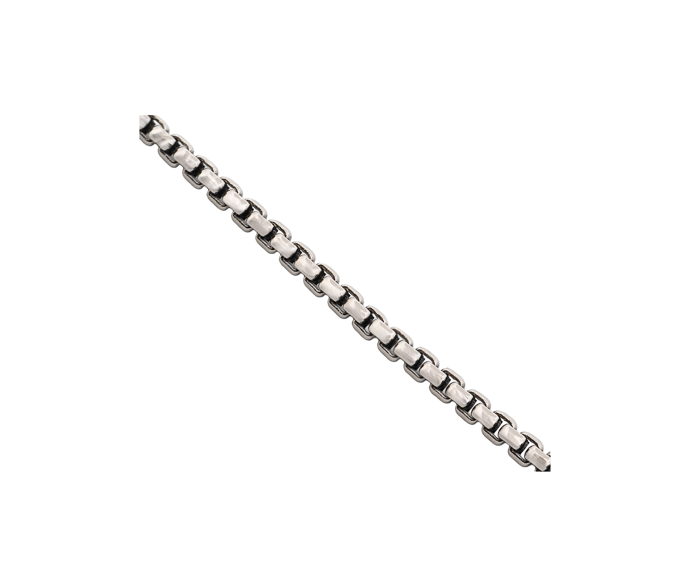 David Yurman Woman’s Box Chain Necklace in Sterling with 14K Gold Accent 1.7mm - Image 2