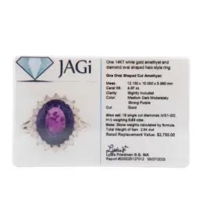Gemstone 14K 4.70 CTW Oval Amethysts