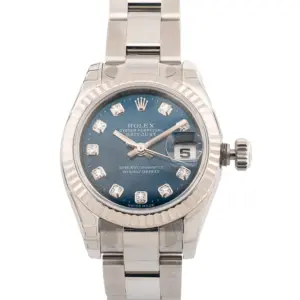 Rolex Datejust 26mm Stainless Steel Blue Diamond Dial