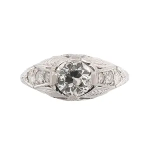 Antique Platinum Diamond Ring