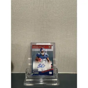 Rookie Playoff Saquon Barkley Signed Card
