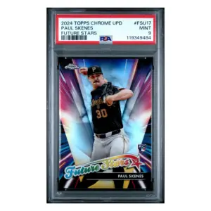 2024 Topps Chrome UPD Paul Skenes Future Stars RC PSA 9