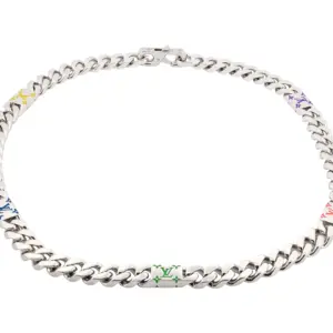 Louis Vuitton Multicolor Chain Link Necklace