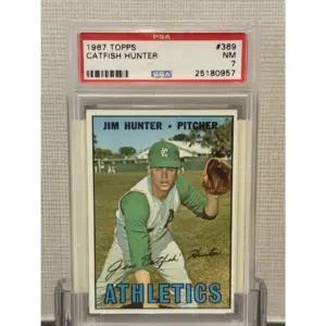 1967 Topps Catfish Hunter