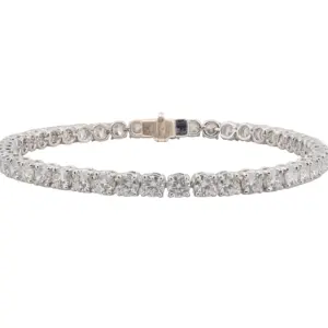Platinum 6.07cttw Diamond Tennis Bracelet