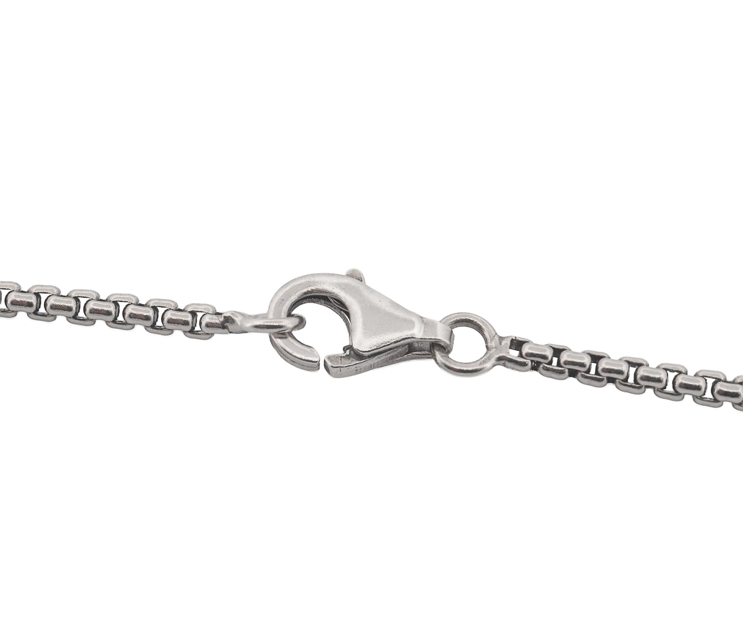 David Yurman Cerise Albion Topaz and Diamond Necklace in Sterling Silver - Image 4