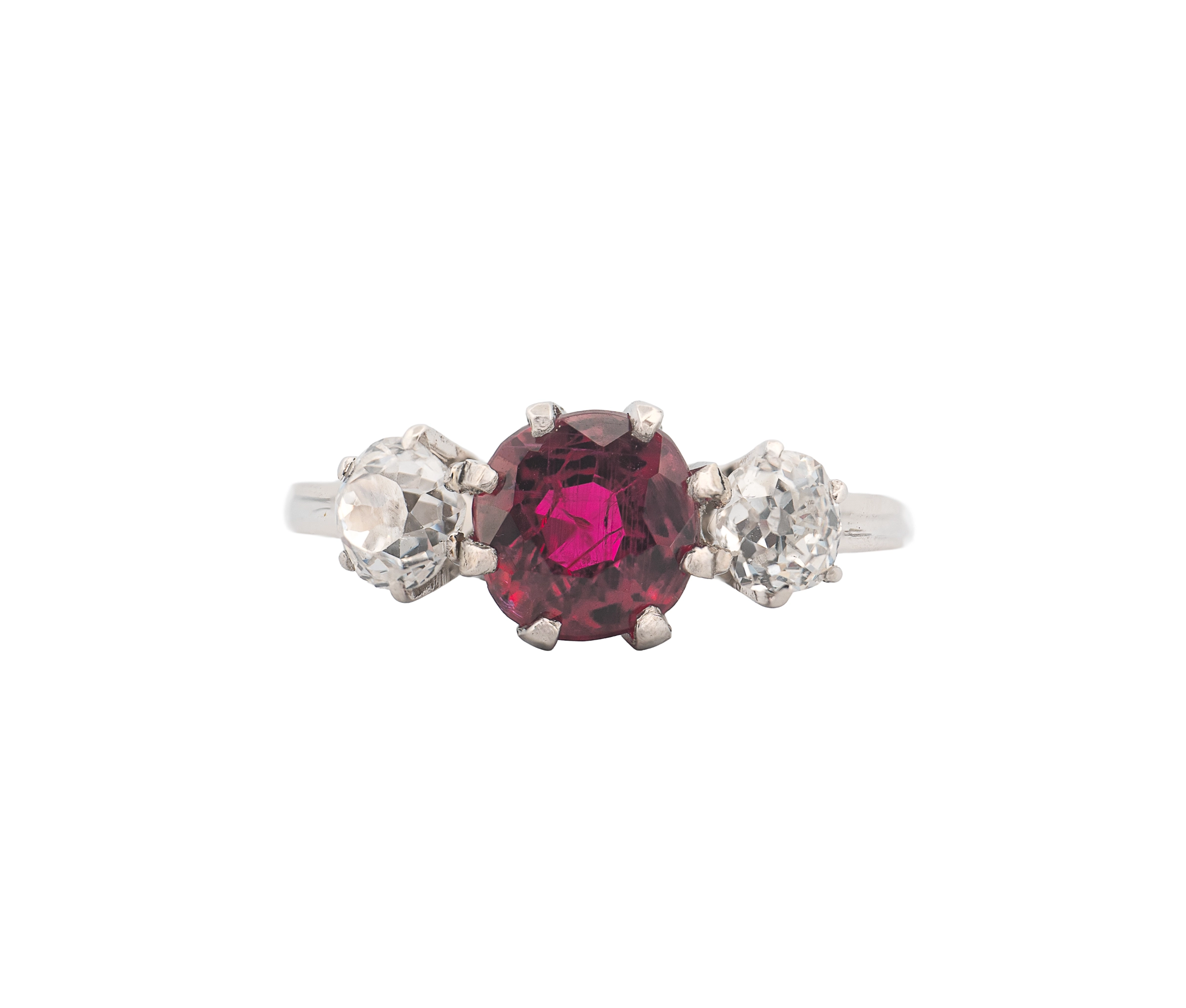 Gemstone Platinum 2.06cttw CTW Round Rubys - Image 4