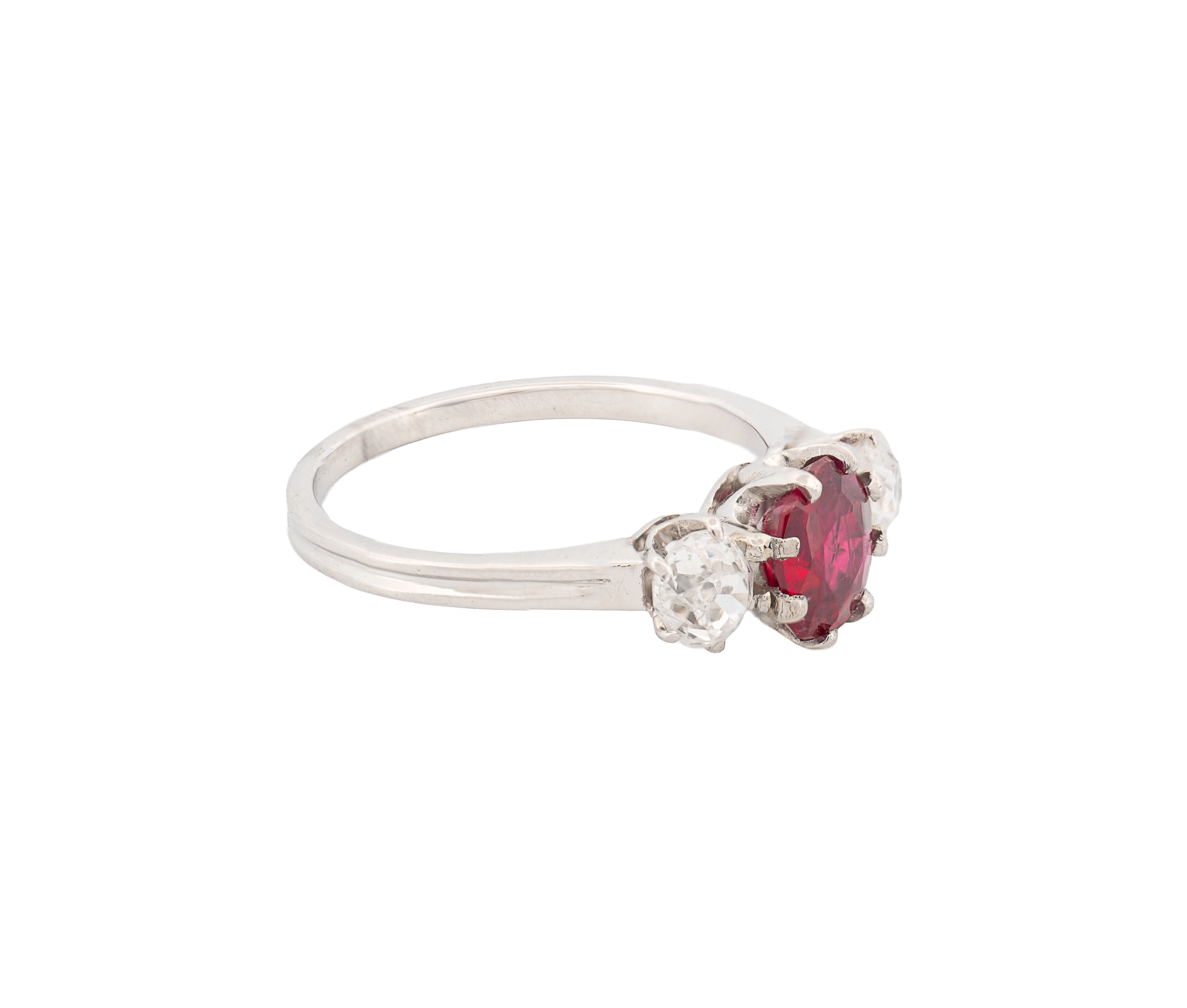 Gemstone Platinum 2.06cttw CTW Round Rubys - Image 2
