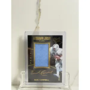 2016 Panini Black Gold Autograph Jersey Earl Campbell 03/25