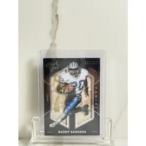 2020 Panini Select Black Gold Barry Sanders 081/100