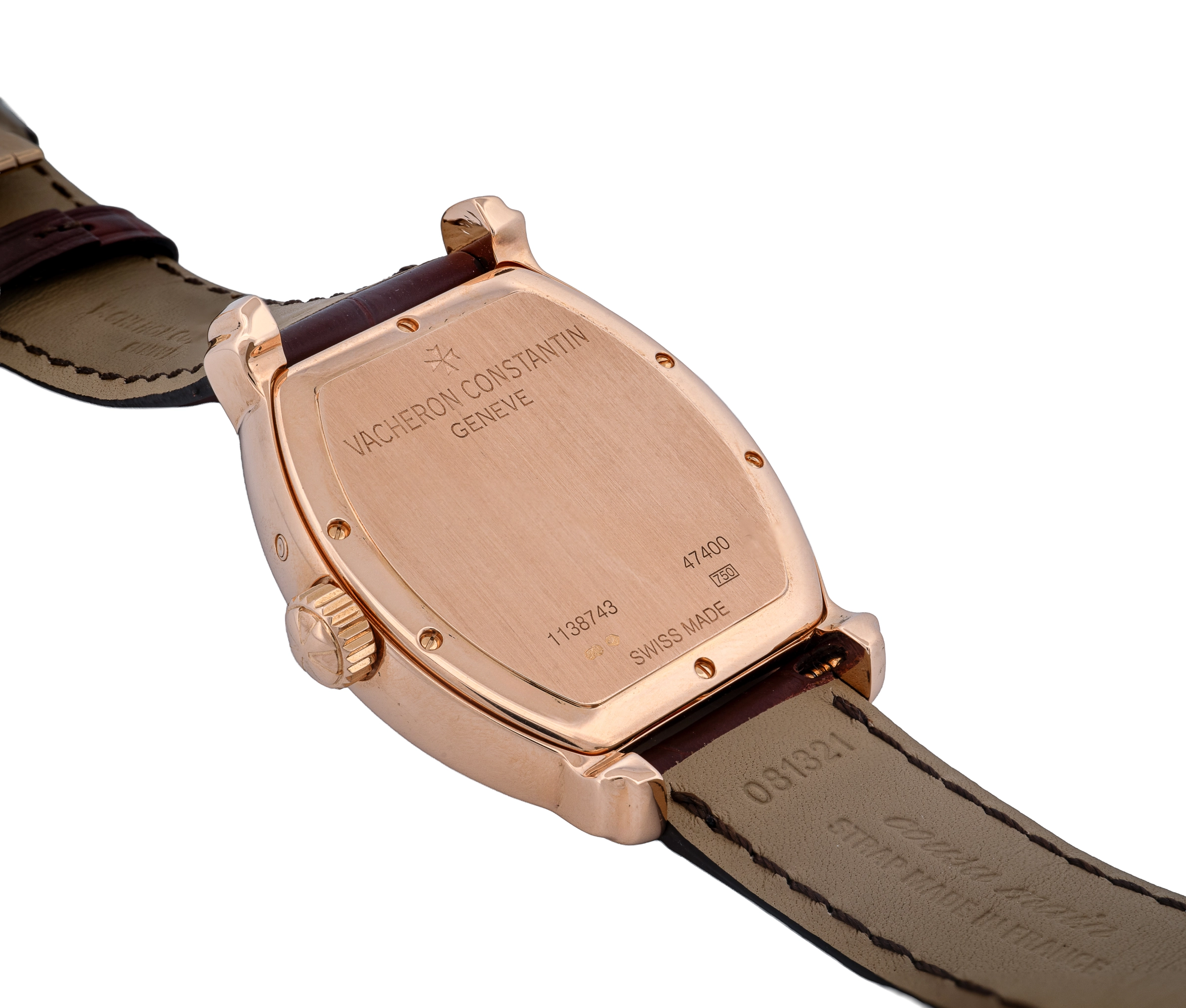 Vacheron Constantin 18K Malte Tonneau Dual Time 36mm - Image 5