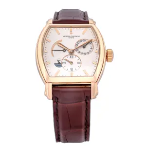 Vacheron Constantin 18K Malte Tonneau Dual Time 36mm