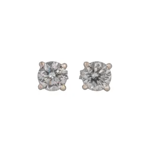 14K 1.30 CTW F SI2 G SI2 GIA Diamond Studs