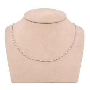 Platinum and 18K Rose Gold Diamonds By The Yard Necklace (1.70 CTW)