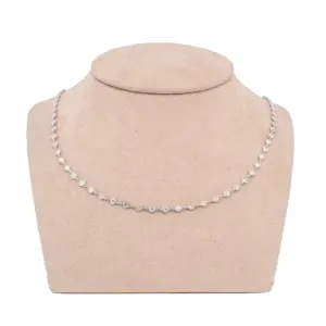 Platinum Diamonds By The Yard Necklace (5.25 CTW)