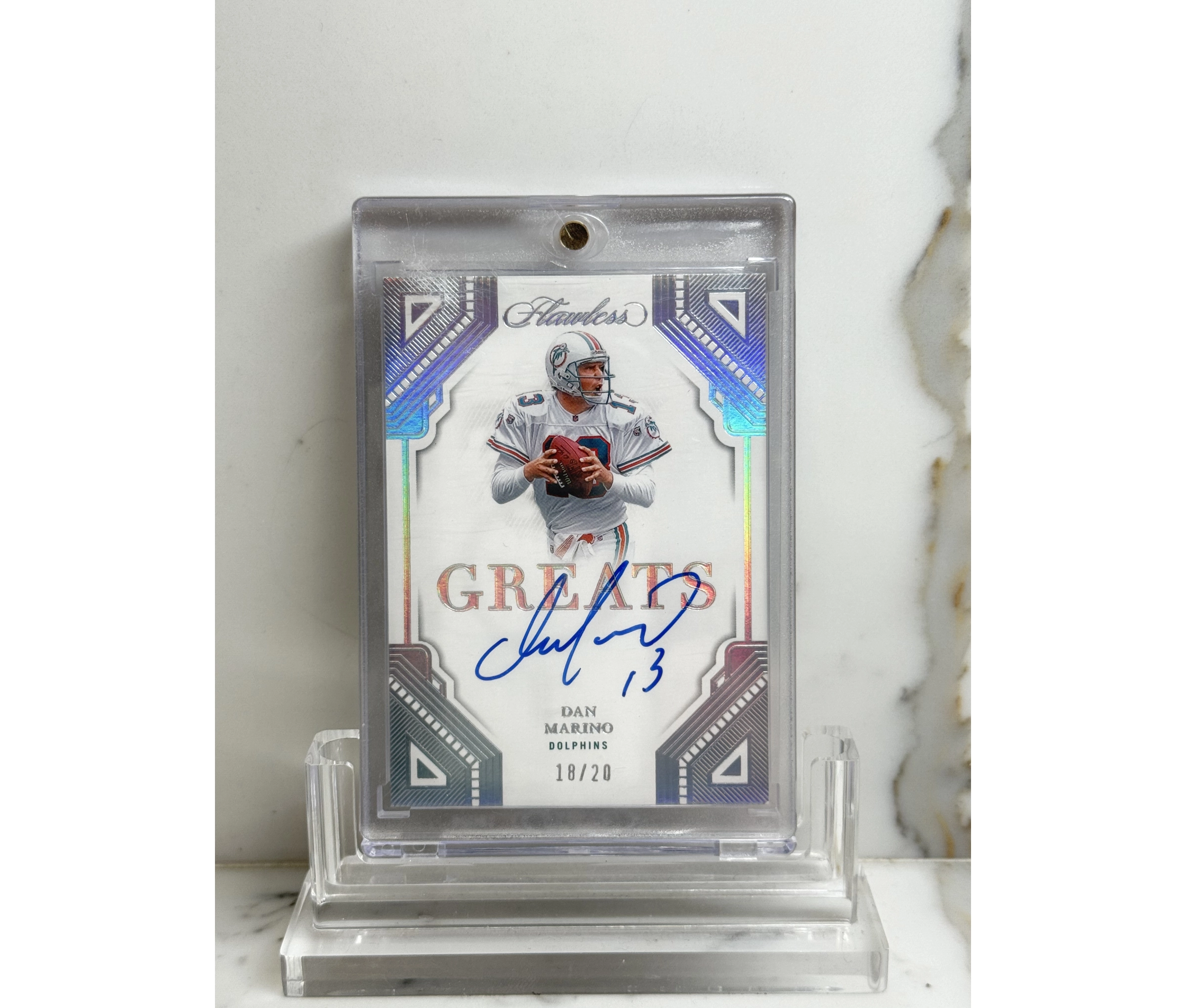 2023 Panini Flawless Greats Autograph Dan Marino /20