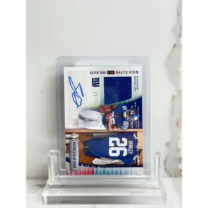 Saquon Barkley Dress For Success Rookie Auto /75
