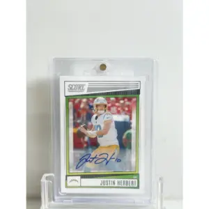 2022 Panini Score Auto Justin Herbert