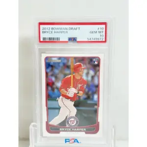 2012 Bowman Draft Bryce Harper RC PSA 10
