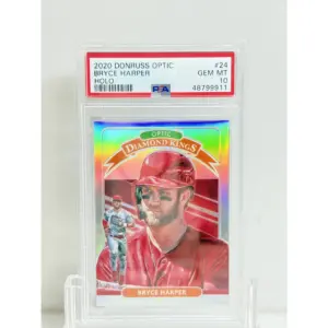 2020 Donruss Optic Bryce Harper HOLO PSA 10