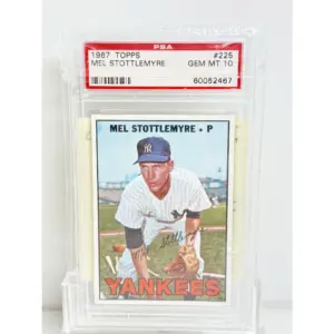 1967 Topps Mel Stottlemyre PSA 10