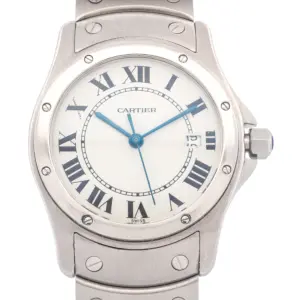 Cartier Stainless Steel Santos Ronde