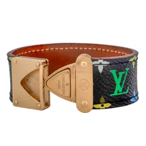 Louis Vuitton LV Murakami Leather Rare Takashi Bracelet