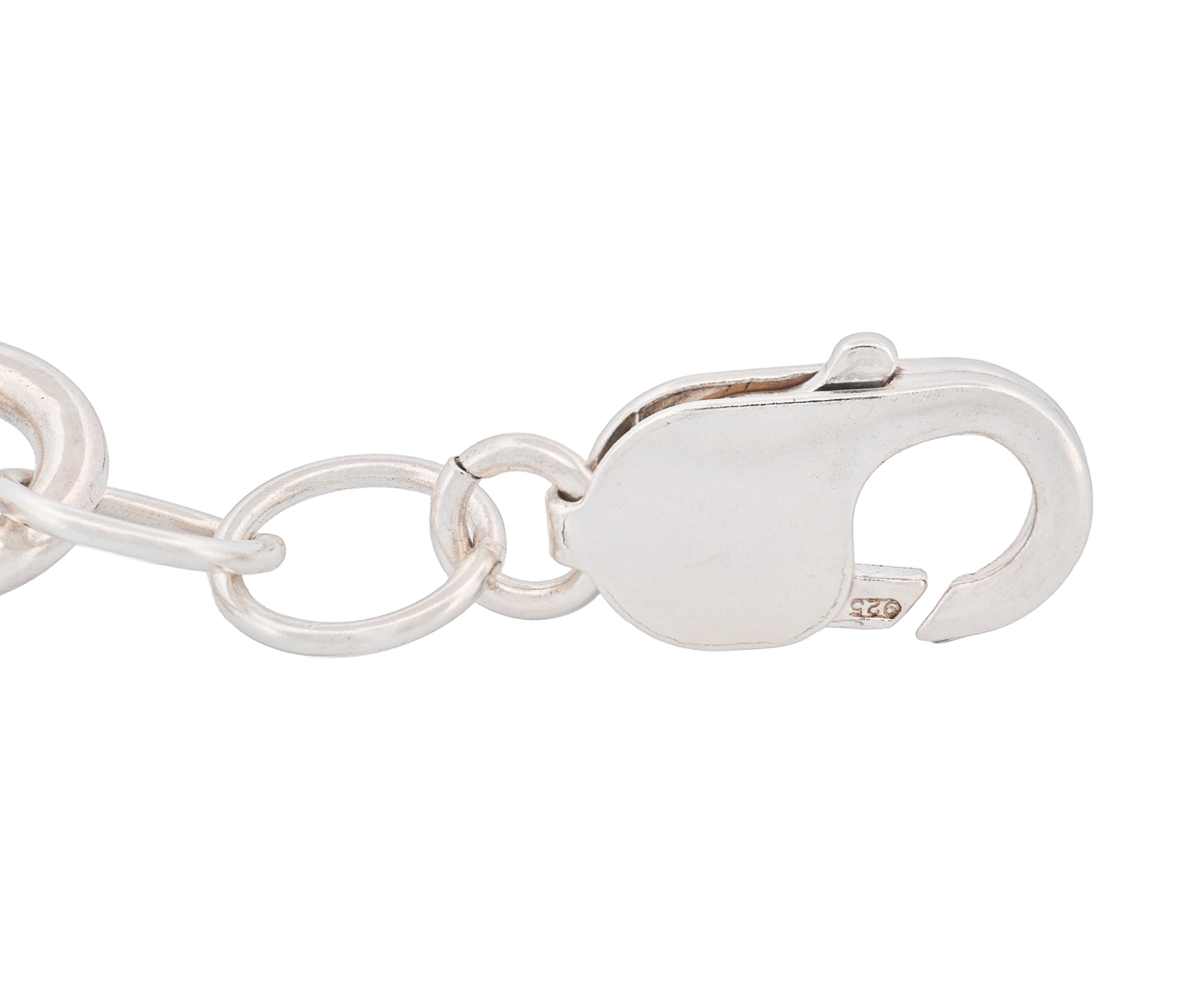 Tiffany & Co. Blank Heart Disc Link Bracelet - Image 3