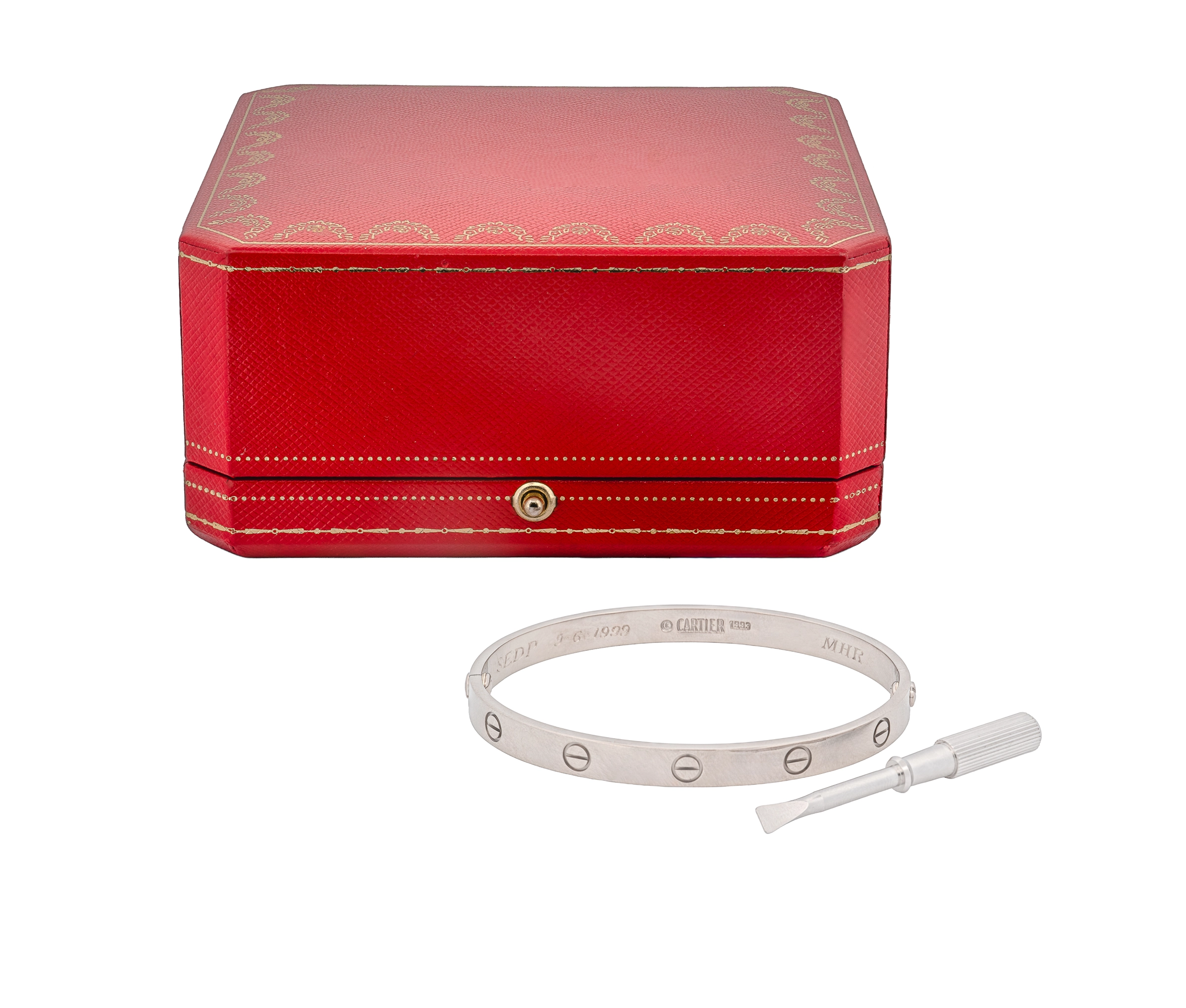 Cartier Classic Love Bracelet 18K White Gold (1993) - Image 2