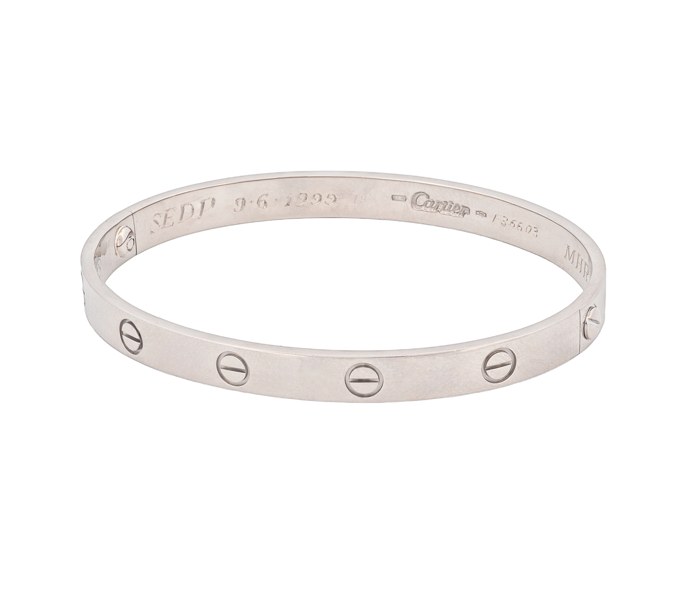 Cartier Classic Love Bracelet 18K White Gold (1993)