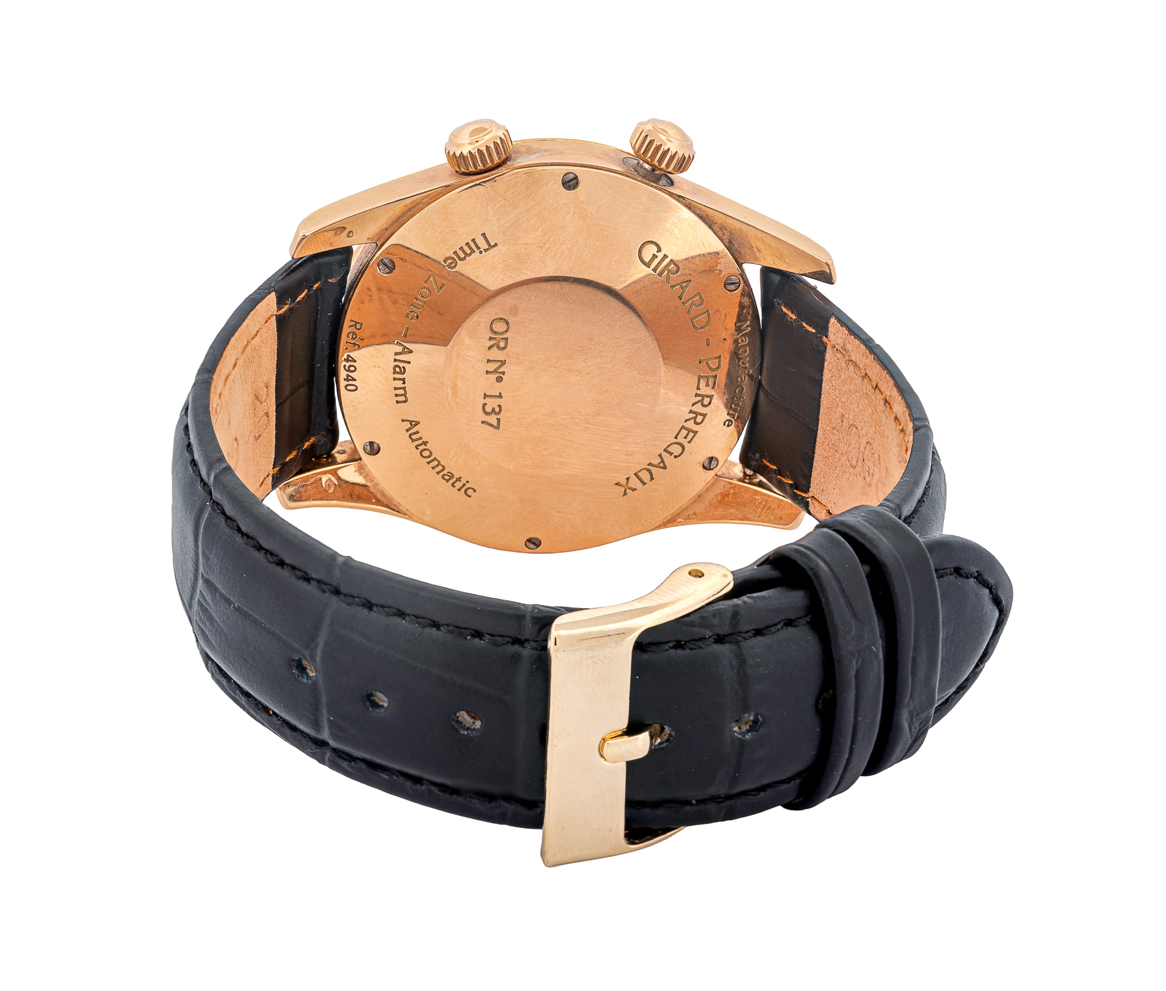 Girard-Perregaux Traveller II GMT Alarm 18K Rose Gold - Image 3